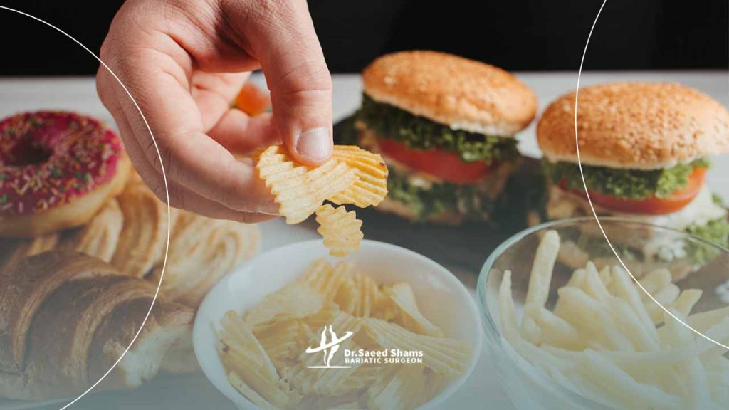 عدم پیگیری از رژیم غذایی اصولی